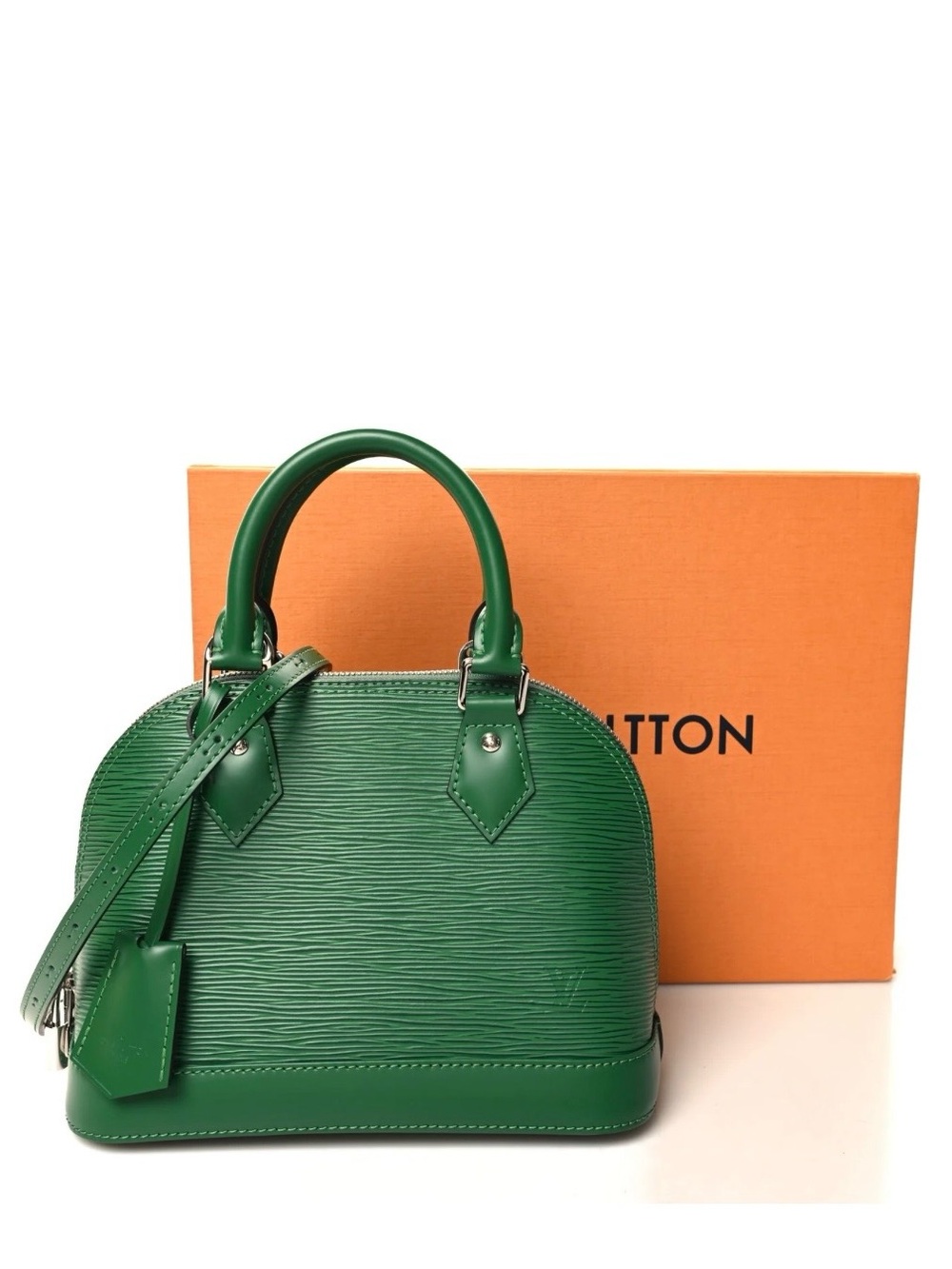 Authentic Limited edition Louis Vuitton Alma BB Borneo Green